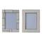 Hello Honey® 2 Pack Ivory Horn Inlay Photo Frame